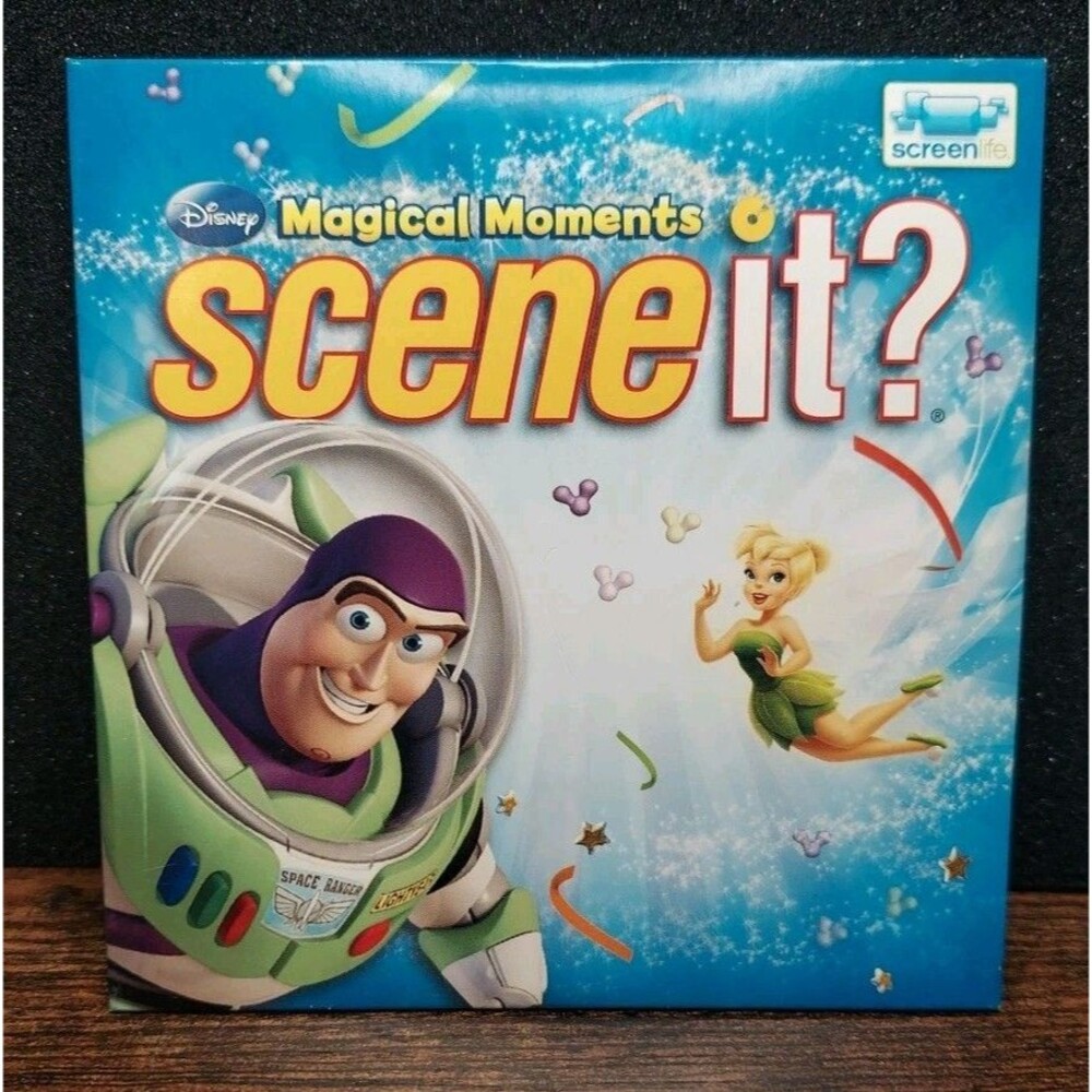 2010 Scene It Disney Magical Moments Edition Replacement Game DVD Disc w/ Sleeve